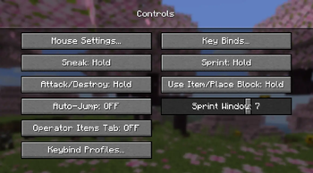 Find the keybind profiles button under controls in settings