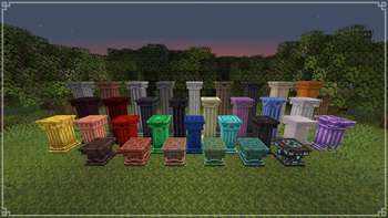 Chiseled Pillars
