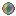 Pride Pearls: 6 color rainbow (Right, Dark)