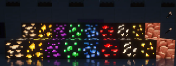 Glowing ores