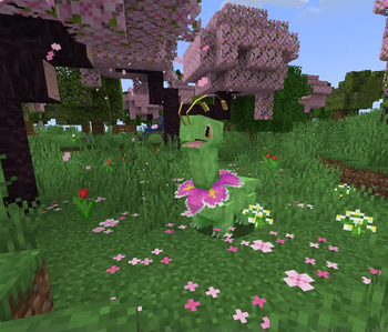 Pink Flower Meganium