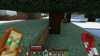 Facebar close to player