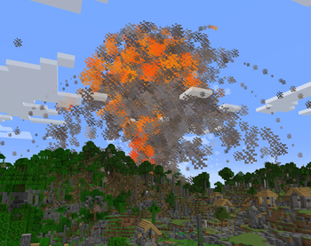 Nuclear bomb explosion