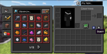 dark mode+sorting+inventory search bar