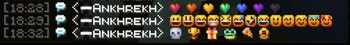 custom emojies+timestamp+chat heads