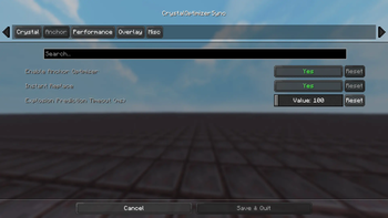 CrystalsOptimizerSync — screenshot 2