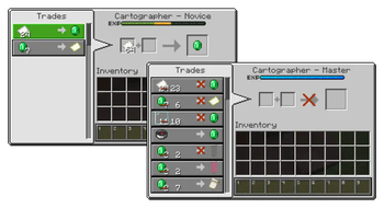 Villager trading containers