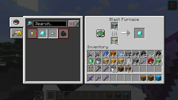 The blast furnace screen (featuring recipe book!)