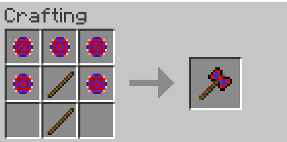 Modded Axe Recipe