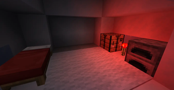 The Igloo looks Red