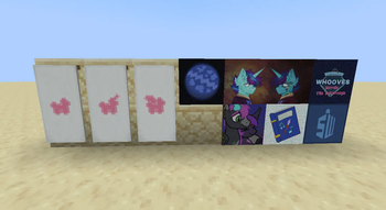 New banner patterns with the 6 paintings