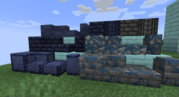 Harmony deepslate blocks/Blue Mossy blocks