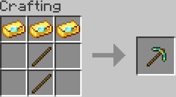 Reinforced Gold Pickaxe