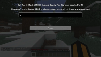 Port thingy