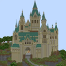 Unstable castle panoroma & splash text