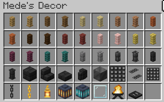 Blocks as Items