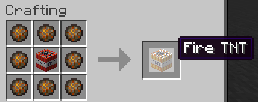 Fire TNT Recipe