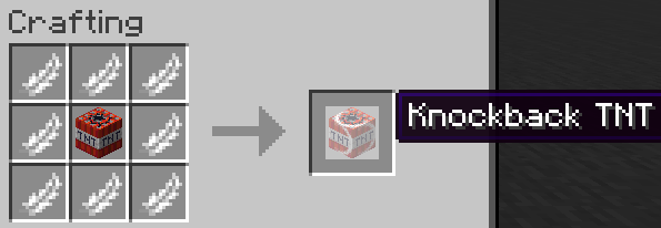 Knockback TNT Recipe