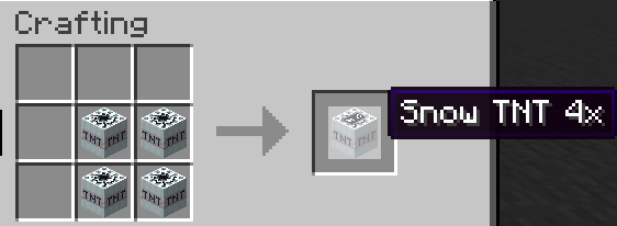 Snow TNT 4x Recipe