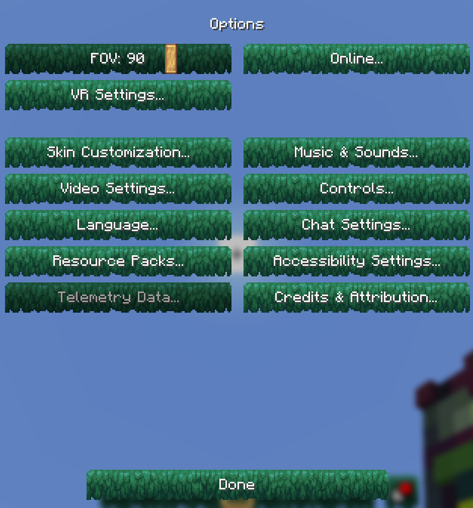 Selection Screen