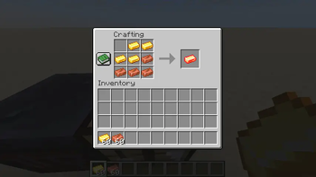 Crafting Rosegold ingots