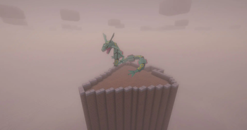 Rayquaza in Structure