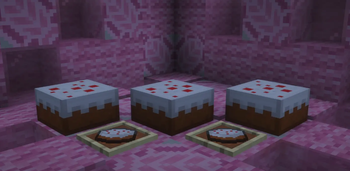 cakes with shaders