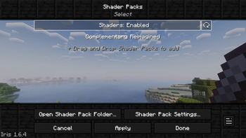 Mod Support [Iris Shaders]