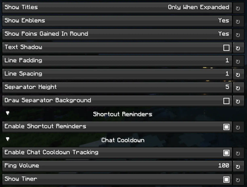 Config Screen