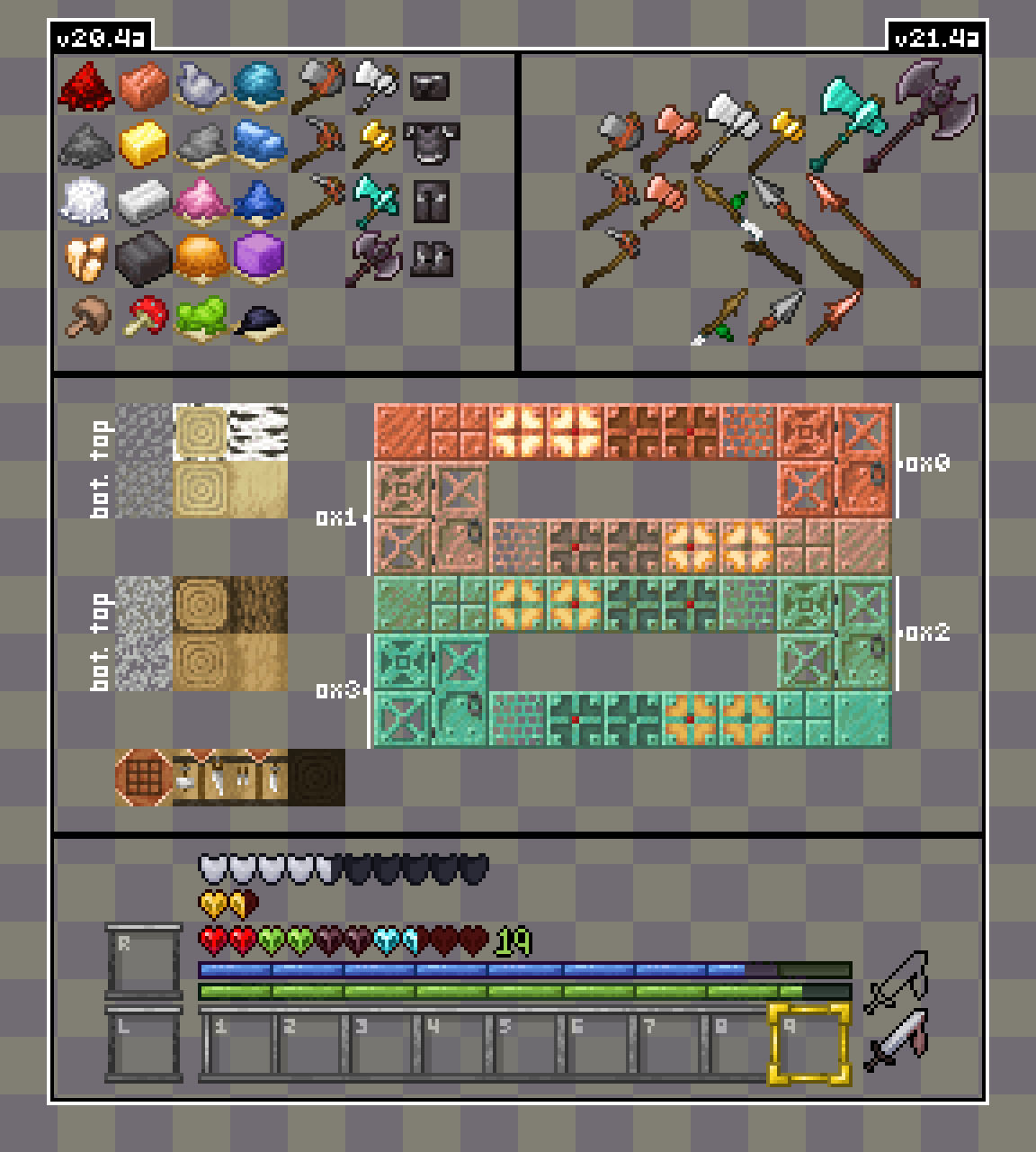 Every texture added in v20/21.4a