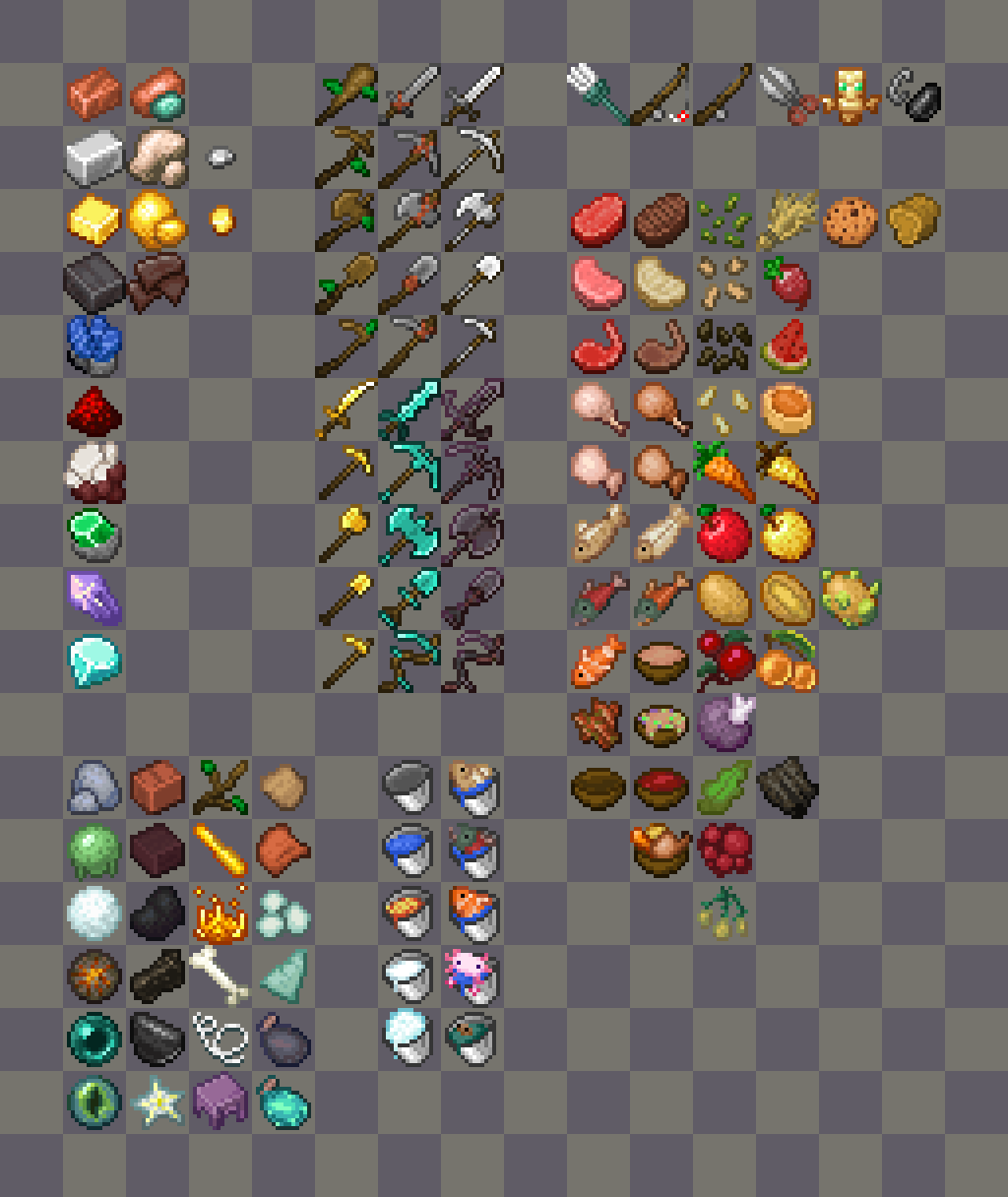 Every texture available in v0.1a