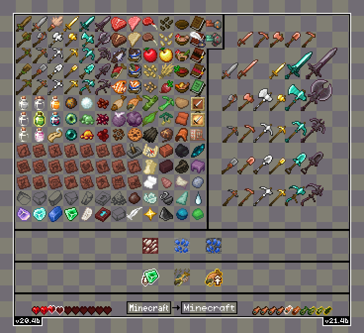 Every texture added in v20/21.4b