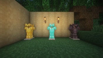 New texture for gold, diamond and netherite helmet