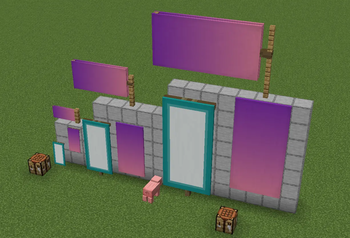 large and flag banners