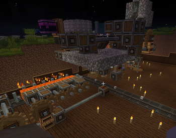 Super inefficient train track farm