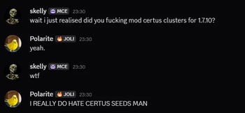 How much do I hate certus seeds.