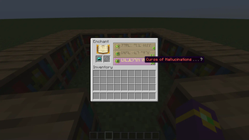 Curses in Enchantment Table