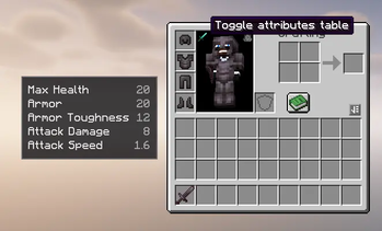 Attributes UI Screenshot 1