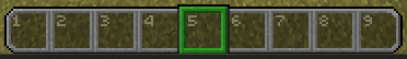 Rounded and clean hotbar