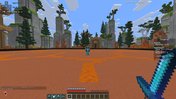 This is the sword in a pvp match, btw i destroyed him
