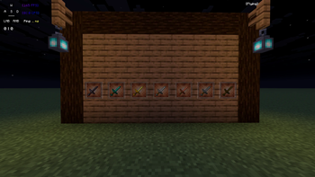 Display of the swords