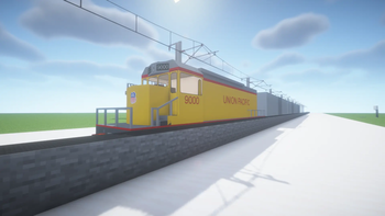 UP Boxcar Train