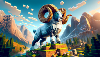 Banner Image of a Minecraft Ram