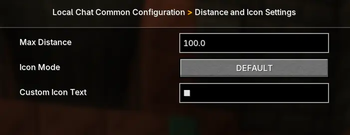 Config Screen