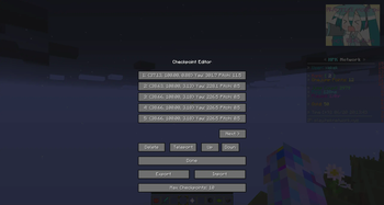 Checkpoint Settings