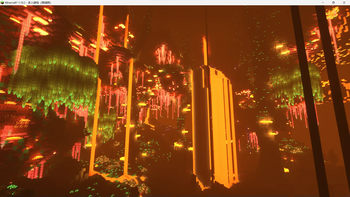 Nether world like the Cyberpunk world