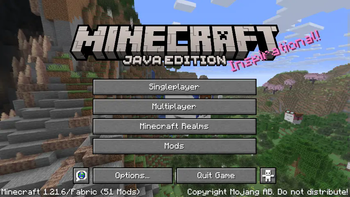 Recoloured splash text example