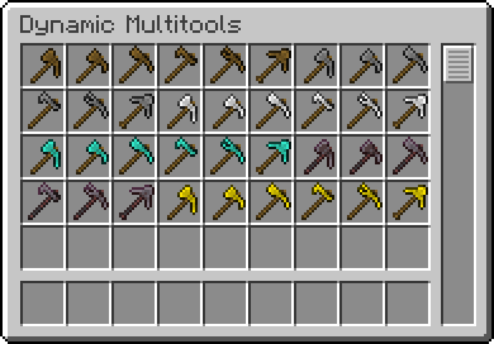 All Vanilla Multitools