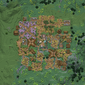 Plains village on the Map