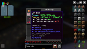 Tooltip when in Inventory